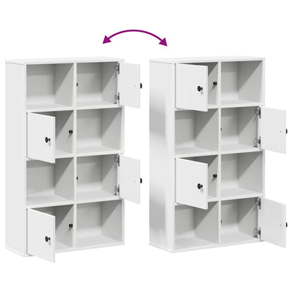 vidaXL Bücherregal Weiß 60x24x101,5 cm Holzwerkstoff