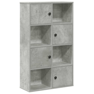 vidaXL Bücherregal Betongrau 60x24x101,5 cm Holzwerkstoff