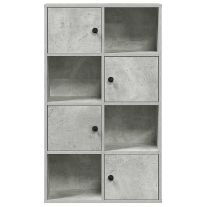 vidaXL Bücherregal Betongrau 60x24x101,5 cm Holzwerkstoff