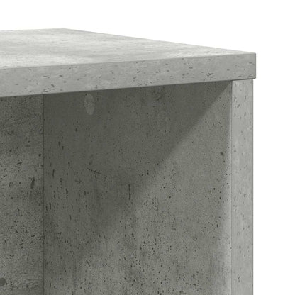 vidaXL Bücherregal Betongrau 60x24x101,5 cm Holzwerkstoff
