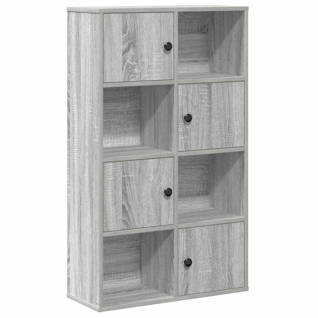 vidaXL Bücherregal Grau Sonoma 60x24x101,5 cm Holzwerkstoff