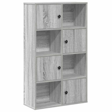 vidaXL Bücherregal Grau Sonoma 60x24x101,5 cm Holzwerkstoff