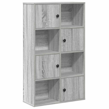 vidaXL Bücherregal Grau Sonoma 60x24x101,5 cm Holzwerkstoff