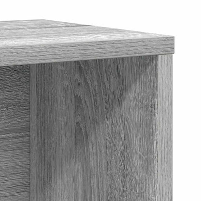 vidaXL Bücherregal Grau Sonoma 60x24x101,5 cm Holzwerkstoff