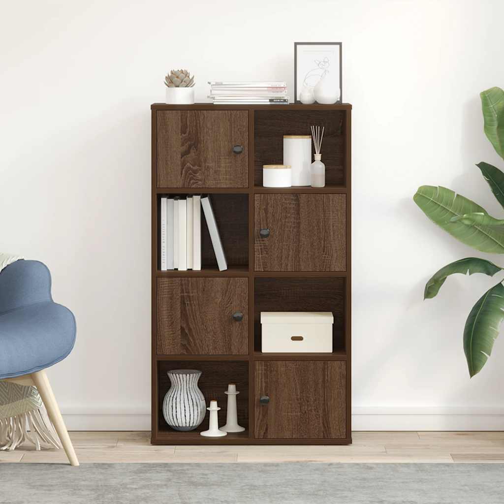 vidaXL Bücherregal Braun Eichen-Optik 60x24x101,5 cm Holzwerkstoff