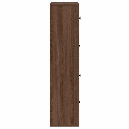vidaXL Bücherregal Braun Eichen-Optik 60x24x101,5 cm Holzwerkstoff