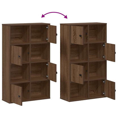 vidaXL Bücherregal Braun Eichen-Optik 60x24x101,5 cm Holzwerkstoff