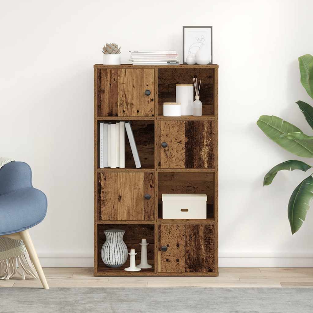 vidaXL Bücherregal Altholz-Optik 60x24x101,5 cm Holzwerkstoff