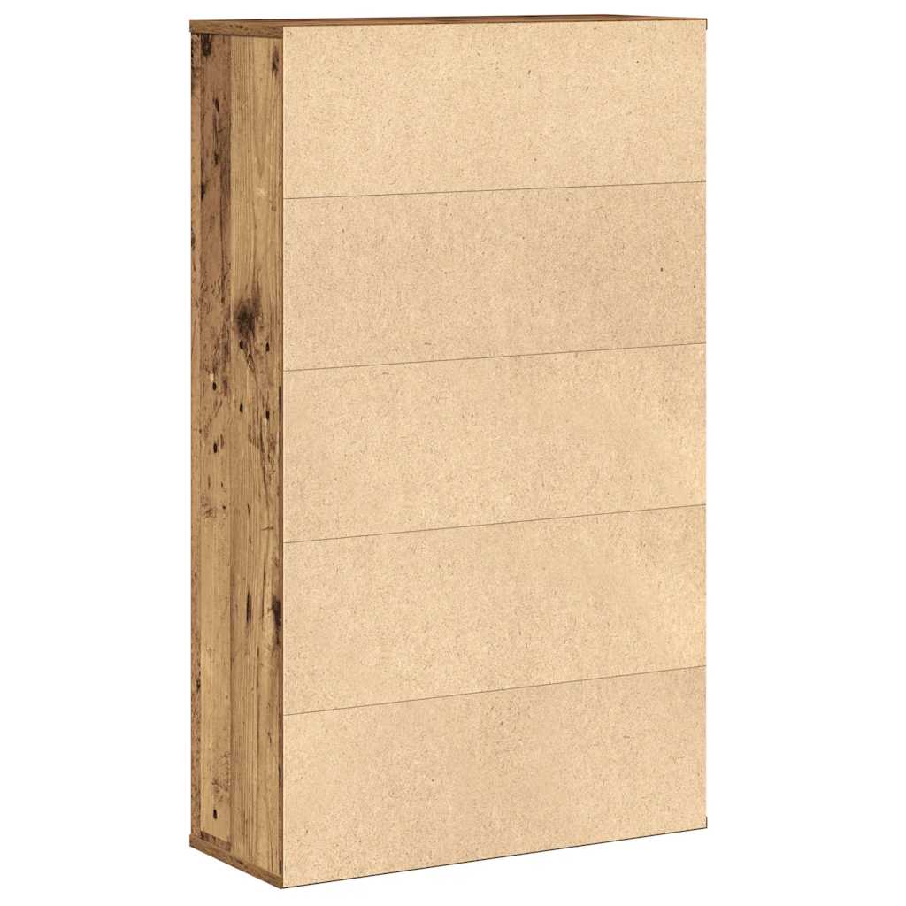 vidaXL Bücherregal Altholz-Optik 60x24x101,5 cm Holzwerkstoff