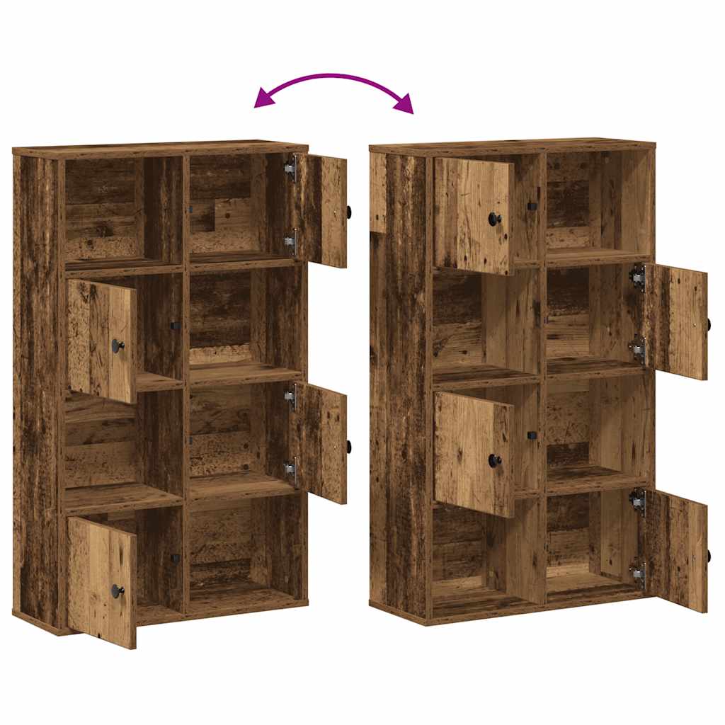 vidaXL Bücherregal Altholz-Optik 60x24x101,5 cm Holzwerkstoff