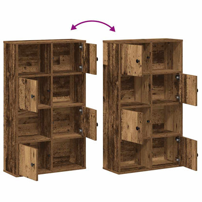 vidaXL Bücherregal Altholz-Optik 60x24x101,5 cm Holzwerkstoff