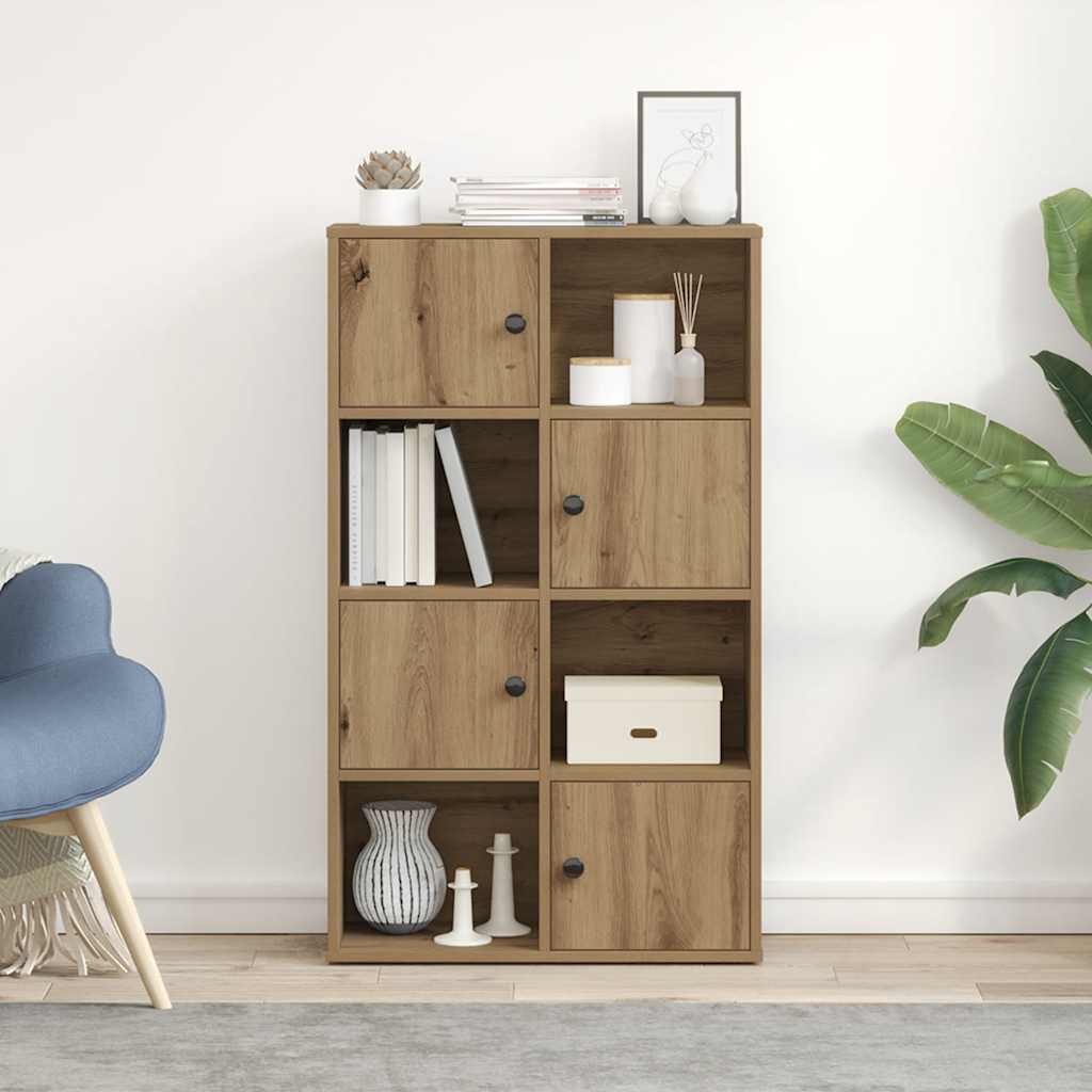 vidaXL Bücherregal Artisan-Eiche 60x24x101,5 cm Holzwerkstoff