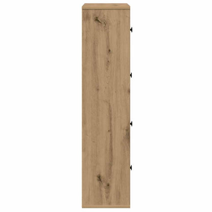vidaXL Bücherregal Artisan-Eiche 60x24x101,5 cm Holzwerkstoff