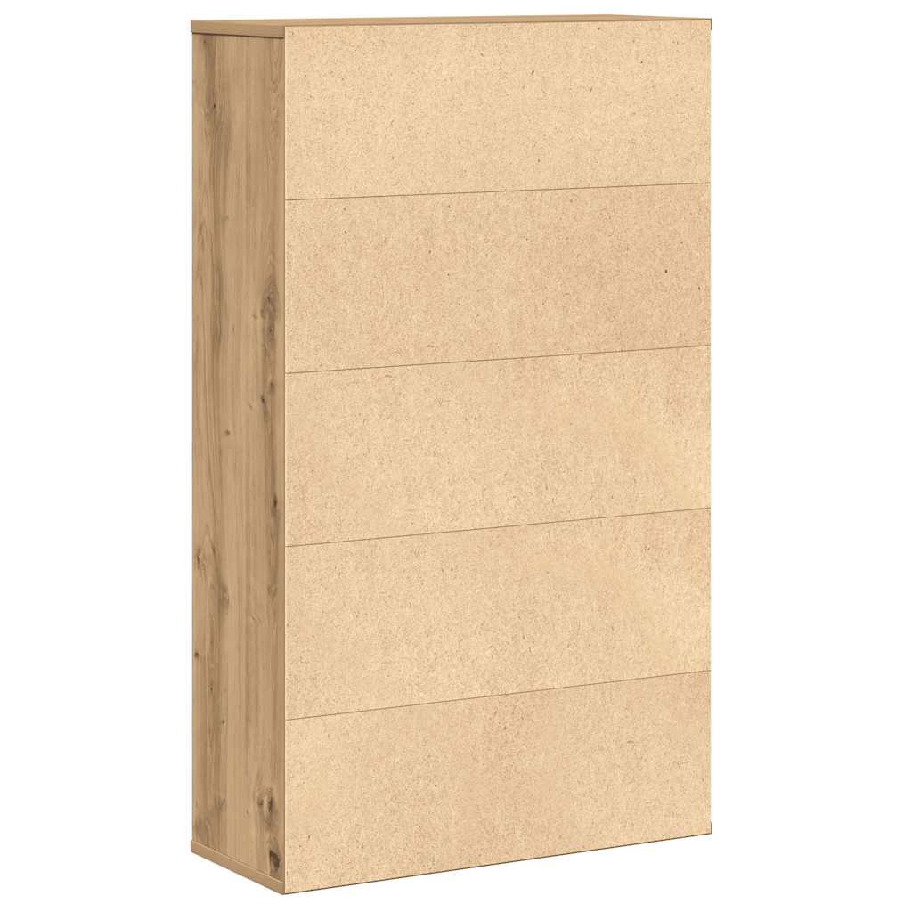vidaXL Bücherregal Artisan-Eiche 60x24x101,5 cm Holzwerkstoff