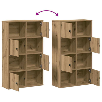 vidaXL Bücherregal Artisan-Eiche 60x24x101,5 cm Holzwerkstoff