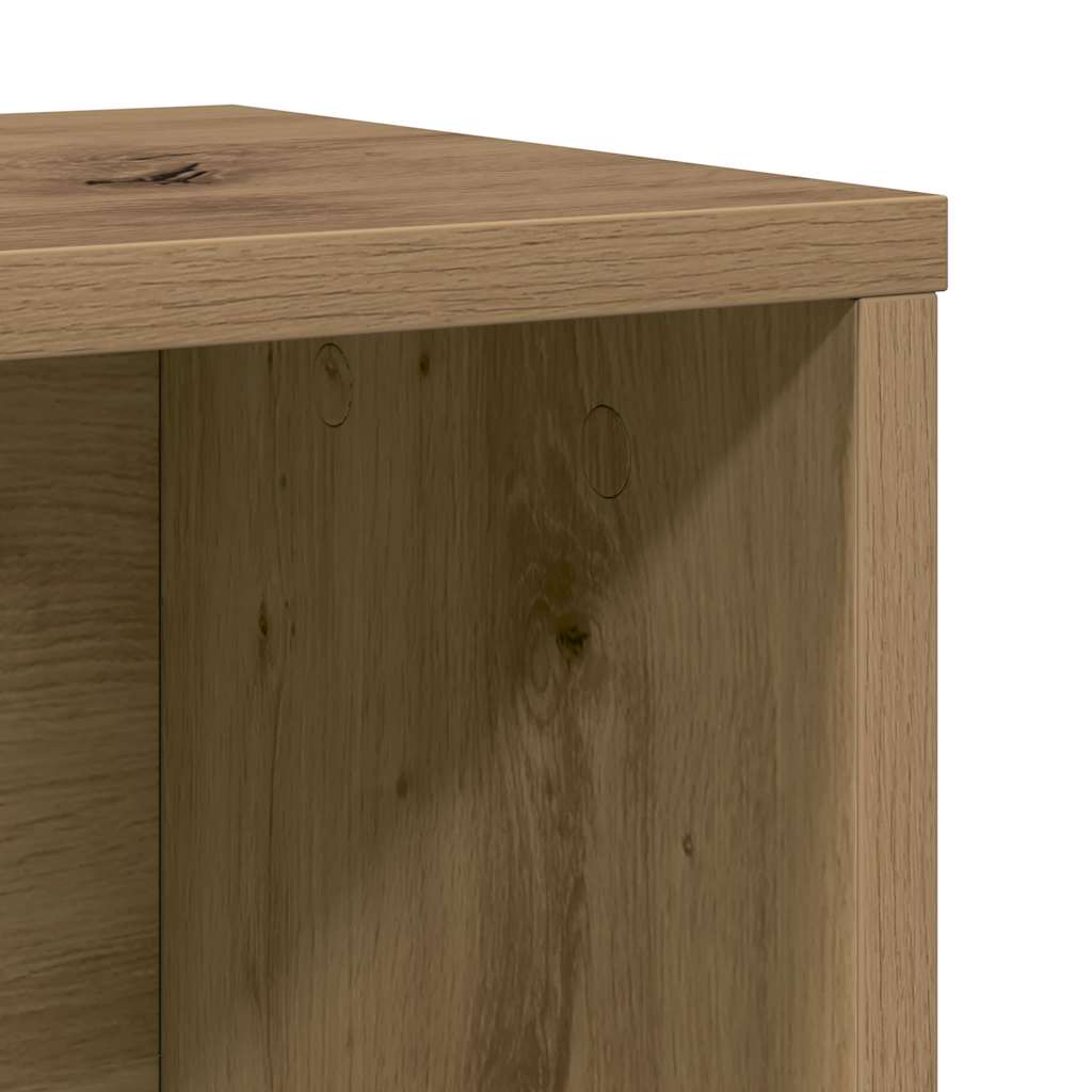 vidaXL Bücherregal Artisan-Eiche 60x24x101,5 cm Holzwerkstoff