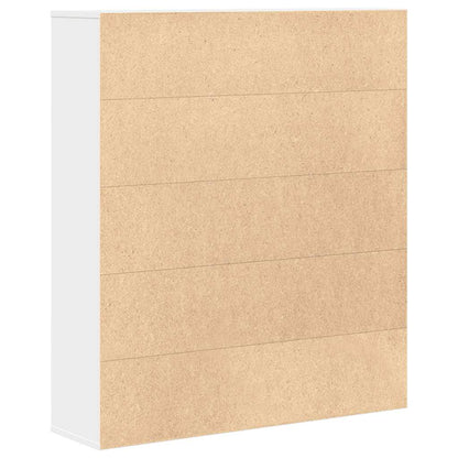 vidaXL Bücherregal Weiß 89x24x101,5 cm Holzwerkstoff