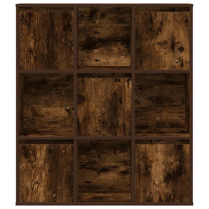 vidaXL Bücherregal Räuchereiche 89x24x101,5 cm Holzwerkstoff