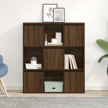 vidaXL Bücherregal Braun Eichen-Optik 89x24x101,5 cm Holzwerkstoff