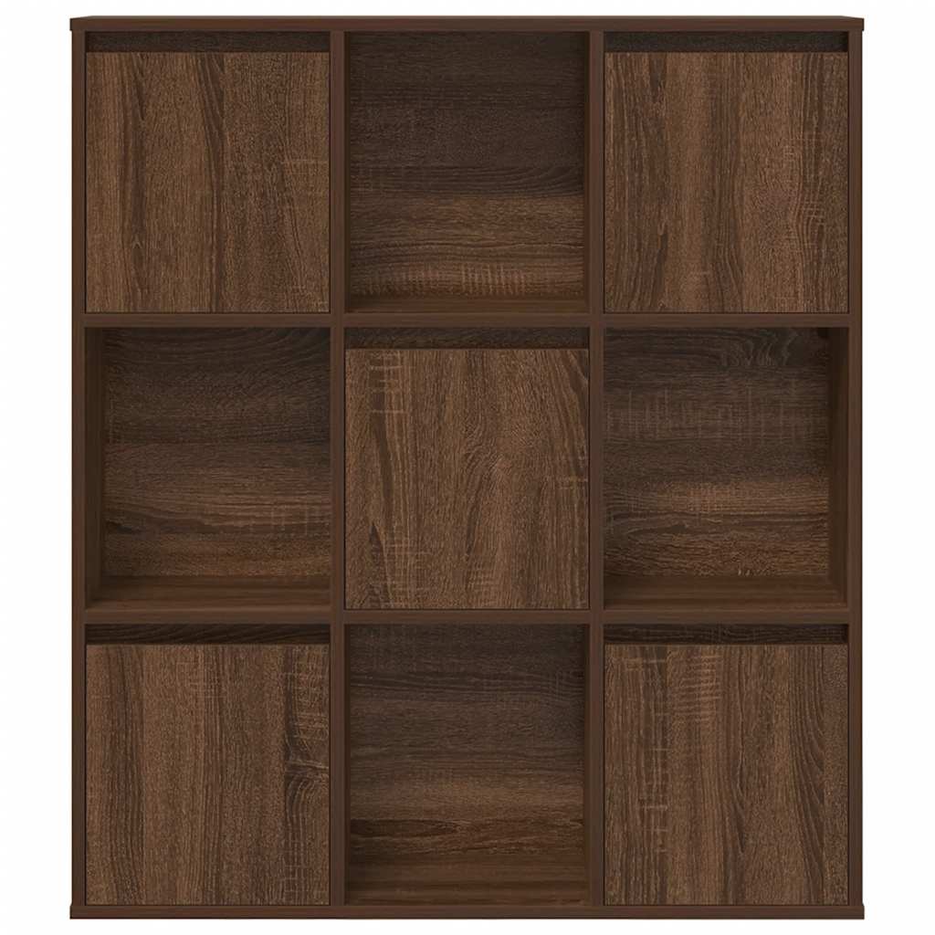 vidaXL Bücherregal Braun Eichen-Optik 89x24x101,5 cm Holzwerkstoff