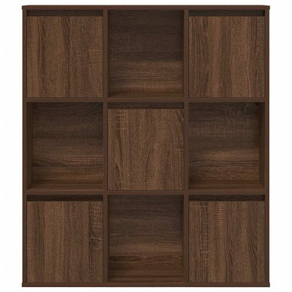 vidaXL Bücherregal Braun Eichen-Optik 89x24x101,5 cm Holzwerkstoff