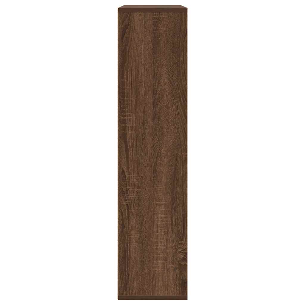 vidaXL Bücherregal Braun Eichen-Optik 89x24x101,5 cm Holzwerkstoff