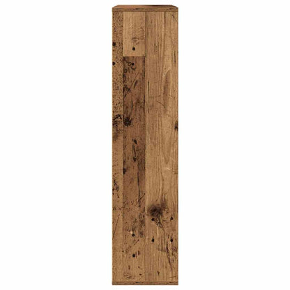vidaXL Bücherregal Altholz-Optik 89x24x101,5 cm Holzwerkstoff