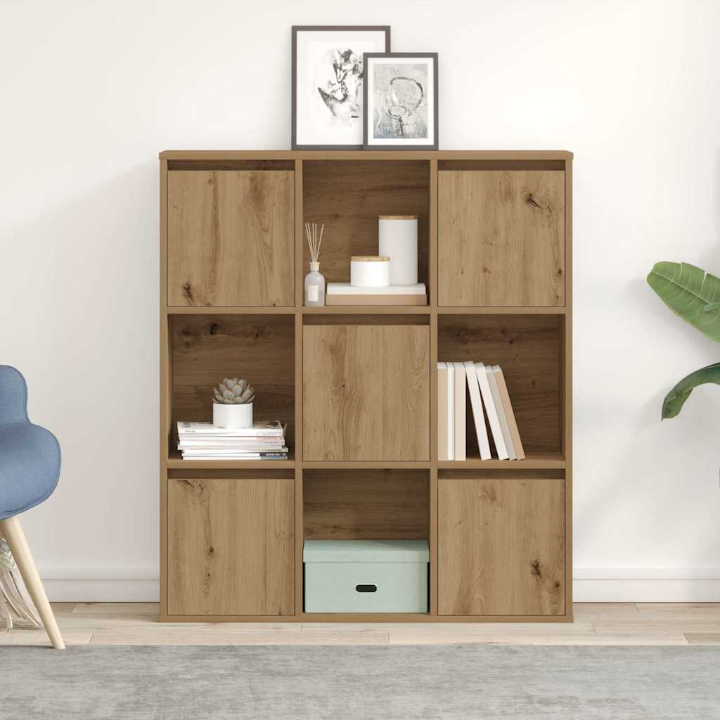 vidaXL Étagère à livres chêne artisanal 89x24x101,5 cm Bois d'ingénierie