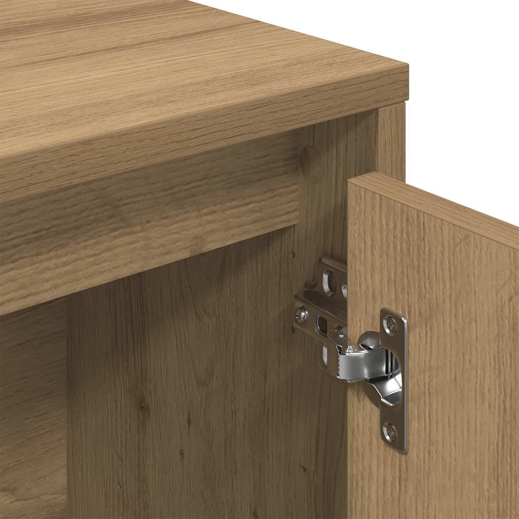 vidaXL Étagère à livres chêne artisanal 89x24x101,5 cm Bois d'ingénierie