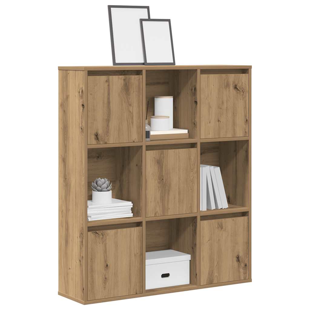 vidaXL Étagère à livres chêne artisanal 89x24x101,5 cm Bois d'ingénierie