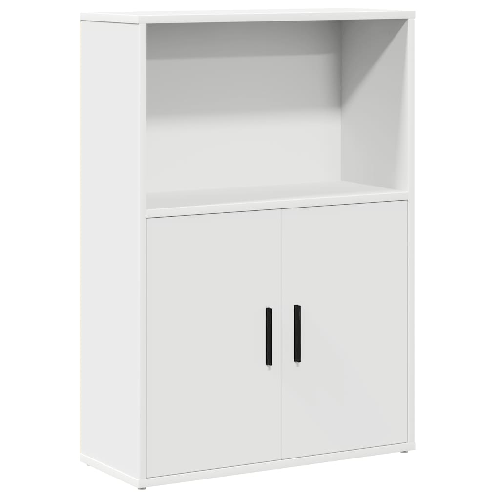 vidaXL Bücherregal Weiß 60x24x85 cm Holzwerkstoff