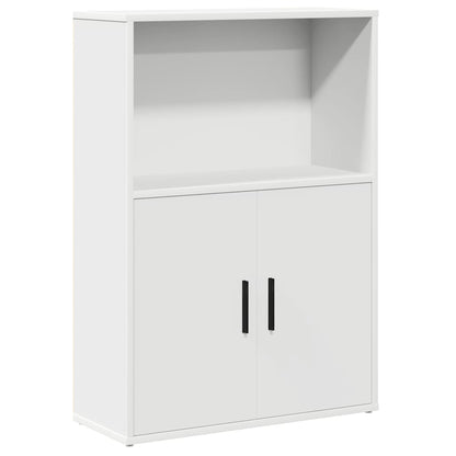 vidaXL Bücherregal Weiß 60x24x85 cm Holzwerkstoff
