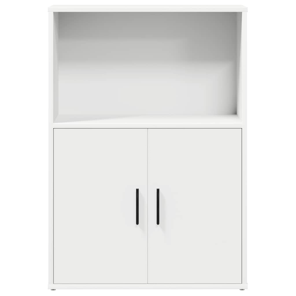 vidaXL Bücherregal Weiß 60x24x85 cm Holzwerkstoff