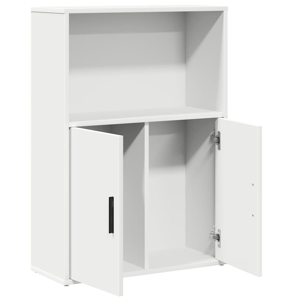 vidaXL Bücherregal Weiß 60x24x85 cm Holzwerkstoff