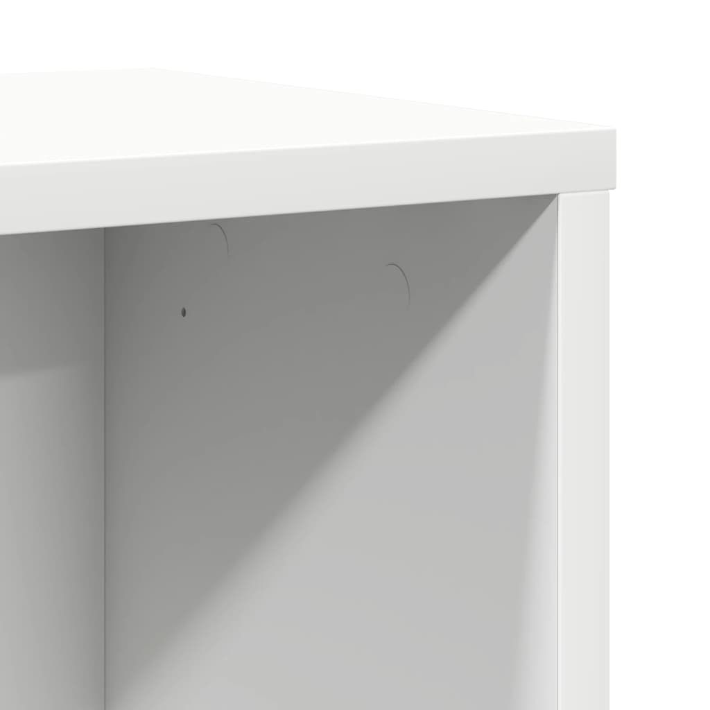 vidaXL Bücherregal Weiß 60x24x85 cm Holzwerkstoff