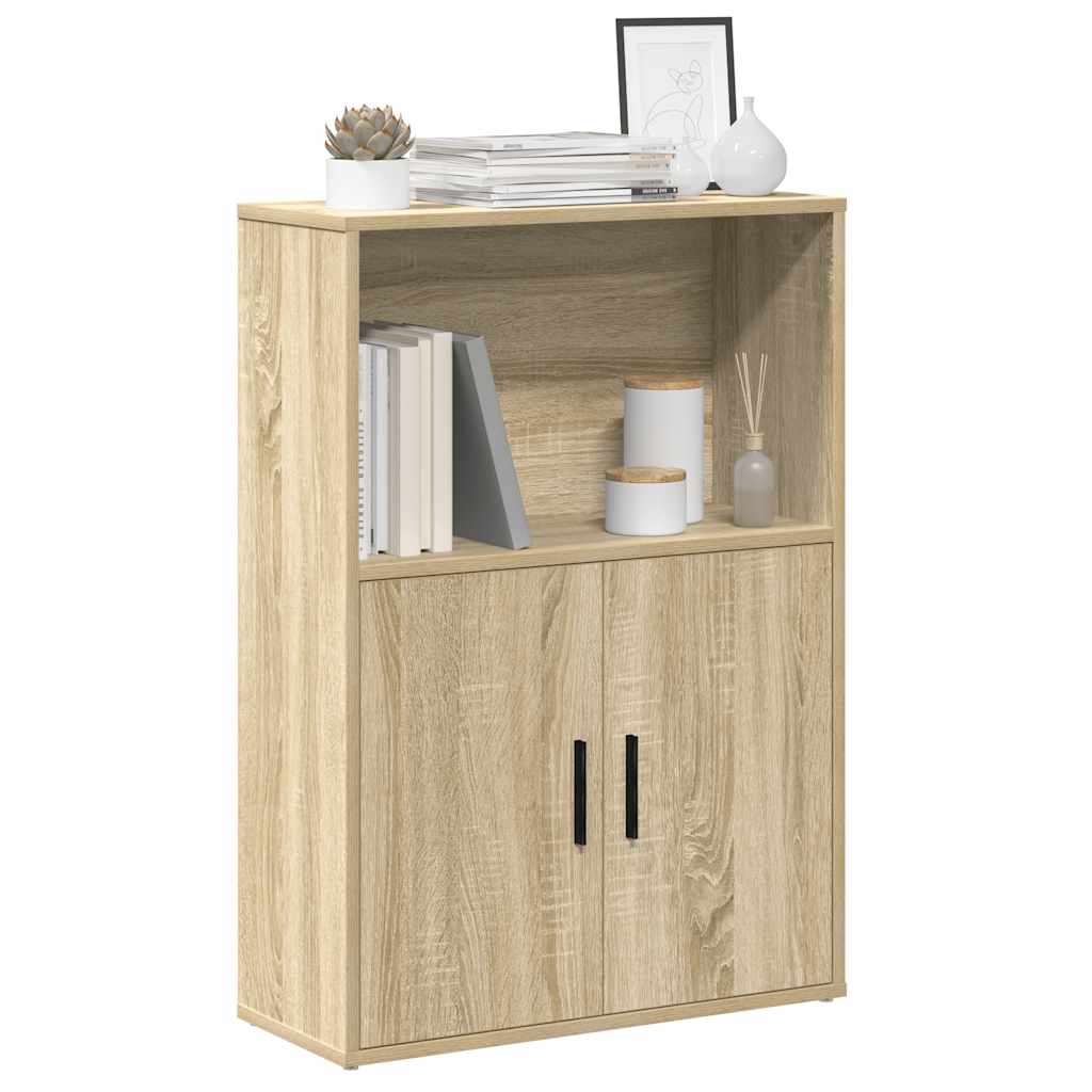 vidaXL Bücherregal Sonoma-Eiche 60x24x85 cm Holzwerkstoff
