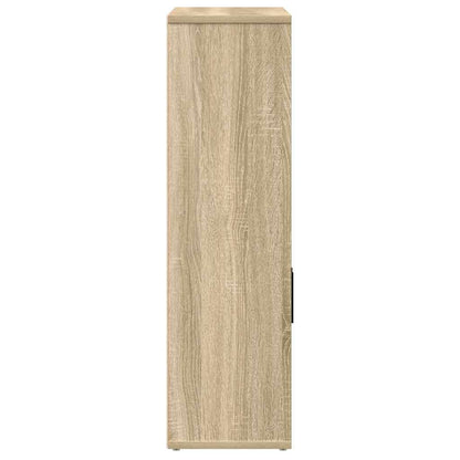 vidaXL Bücherregal Sonoma-Eiche 60x24x85 cm Holzwerkstoff