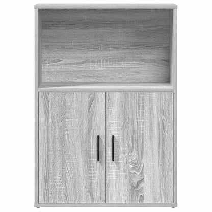 vidaXL Bücherregal Grau Sonoma 60x24x85 cm Holzwerkstoff