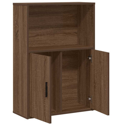 vidaXL Bücherregal Braun Eichen-Optik 60x24x85 cm Holzwerkstoff