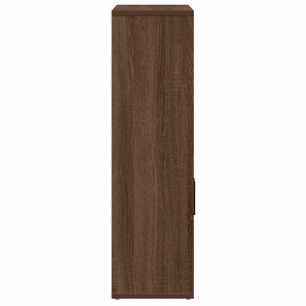 vidaXL Bücherregal Braun Eichen-Optik 60x24x85 cm Holzwerkstoff