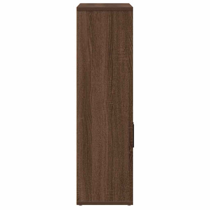 vidaXL Bücherregal Braun Eichen-Optik 60x24x85 cm Holzwerkstoff