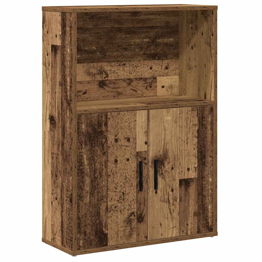 vidaXL Bücherregal Altholz-Optik 60x24x85 cm Holzwerkstoff