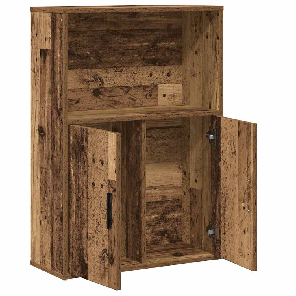 vidaXL Bücherregal Altholz-Optik 60x24x85 cm Holzwerkstoff
