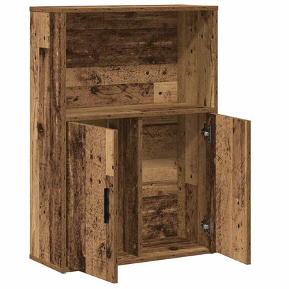 vidaXL Bücherregal Altholz-Optik 60x24x85 cm Holzwerkstoff