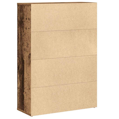 vidaXL Bücherregal Altholz-Optik 60x24x85 cm Holzwerkstoff