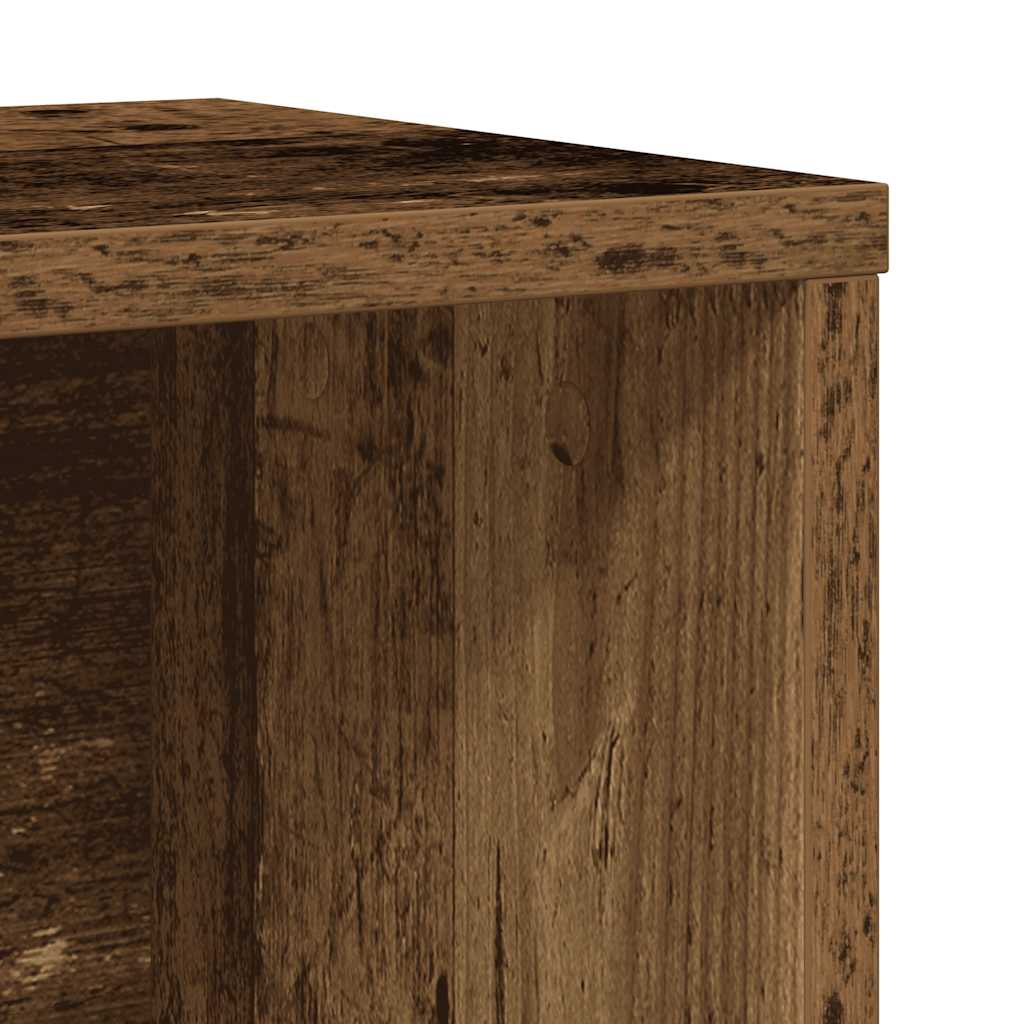 vidaXL Bücherregal Altholz-Optik 60x24x85 cm Holzwerkstoff