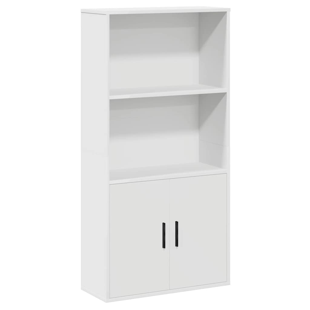 vidaXL Bibliothèque blanc 60x24x120 cm en bois d'ingénierie