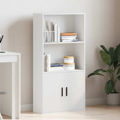 vidaXL Bibliothèque blanc 60x24x120 cm en bois d'ingénierie