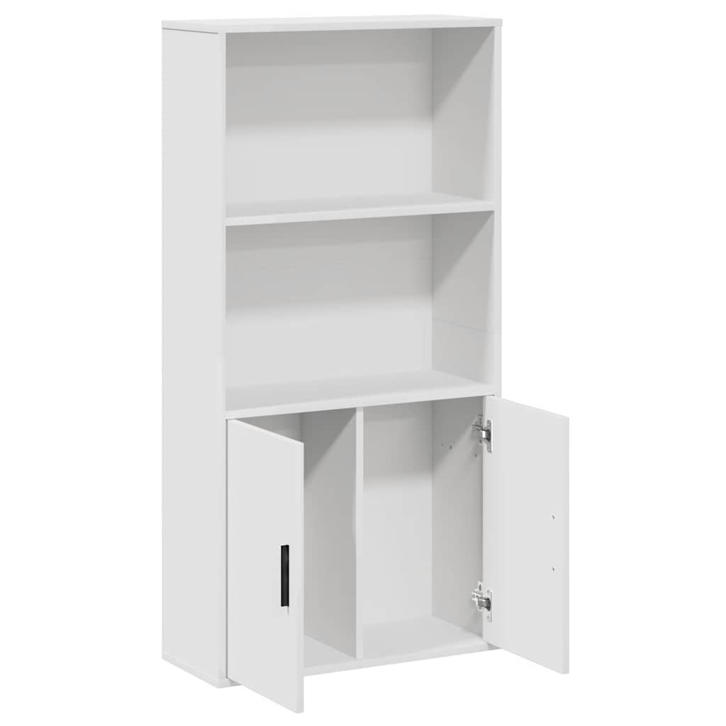 vidaXL Bibliothèque blanc 60x24x120 cm en bois d'ingénierie