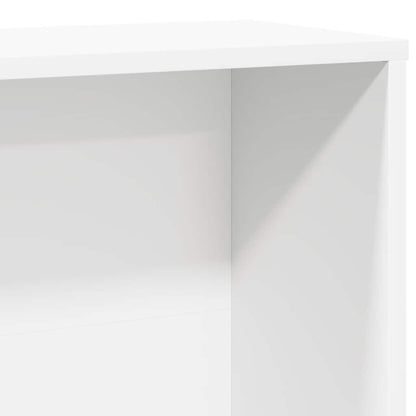 vidaXL Bibliothèque blanc 60x24x120 cm en bois d'ingénierie